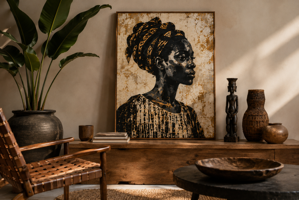 African art for unique and inspiring interior design!