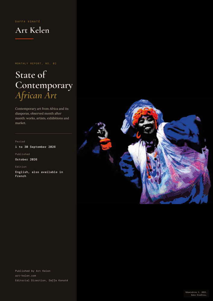 Cover of State of Contemporary African Art, August 2026